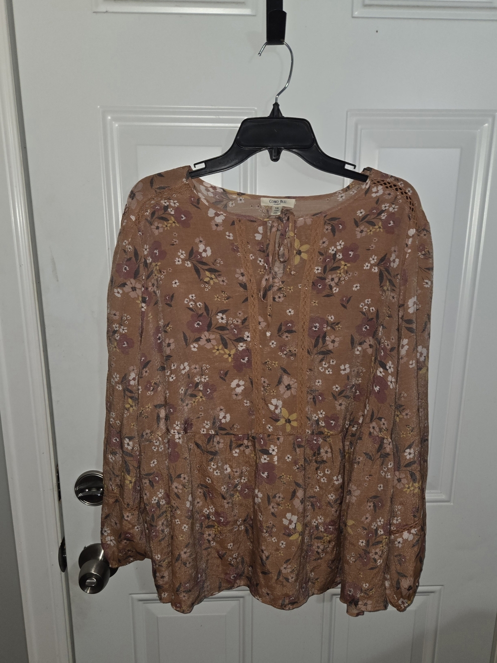 Como Blu Blouse Size 1x